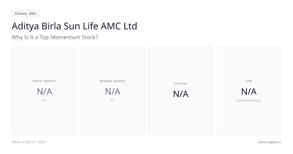 Aditya Birla Sun Life AMC Ltd Stock Analysis — Earnings, Risks & Growth ...