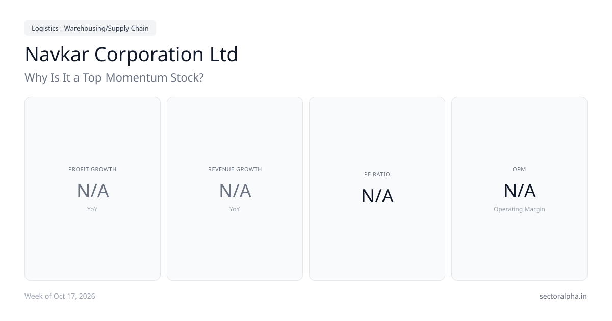 Navkar Corporation Ltd Stock Analysis — Earnings, Risks & Growth ...